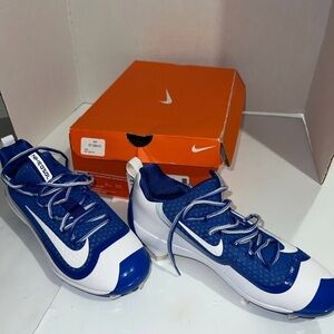 New Low Nike Huarache 2k Filth Elite Mcs Baseball Cleats Blue White Men 8
